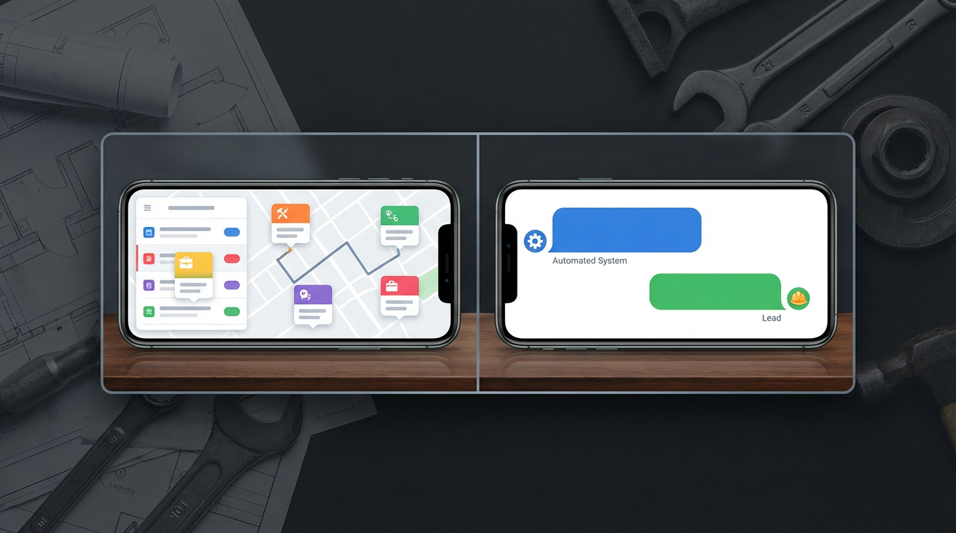 HighLevel vs Jobber, two different tools for trade contractors